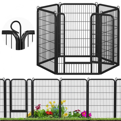6 Panels Dog Playpen