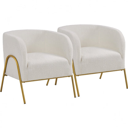 2pcs Contemporary Accent Armchair