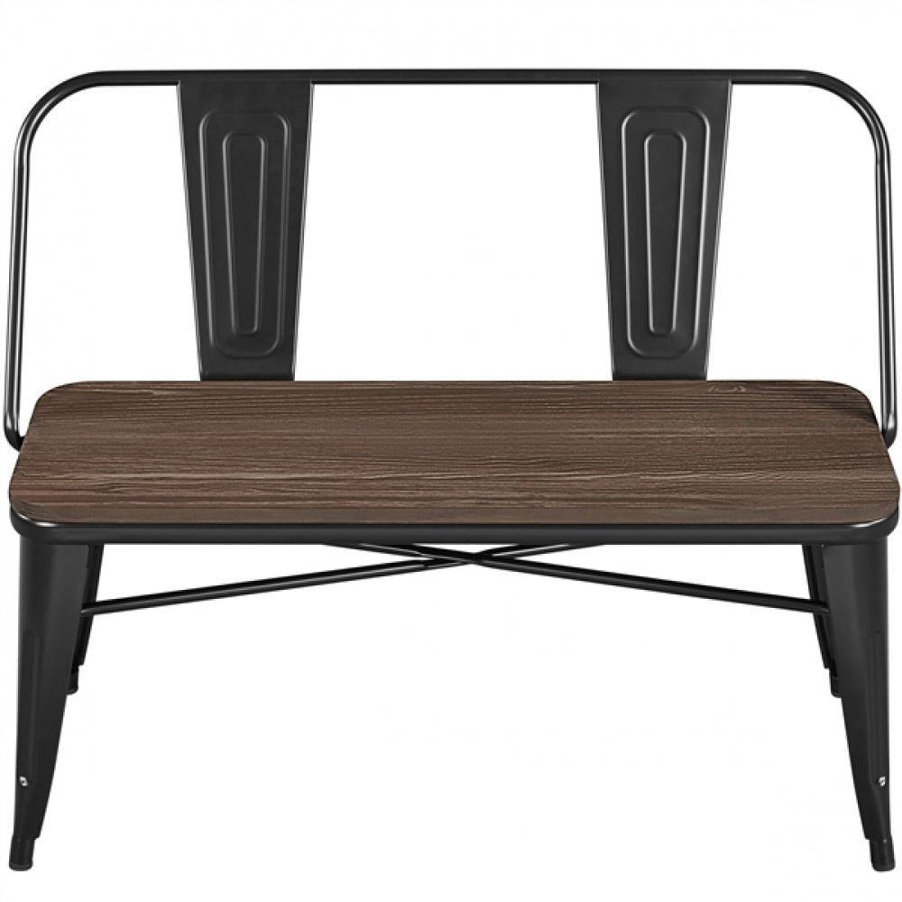 Industrial Metal Dining Bench