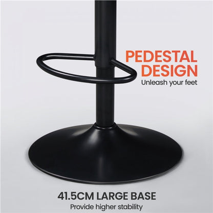 2pcs Vintage Adjustable Bar Stools