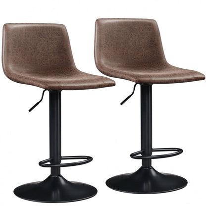 2pcs Vintage Adjustable Bar Stools