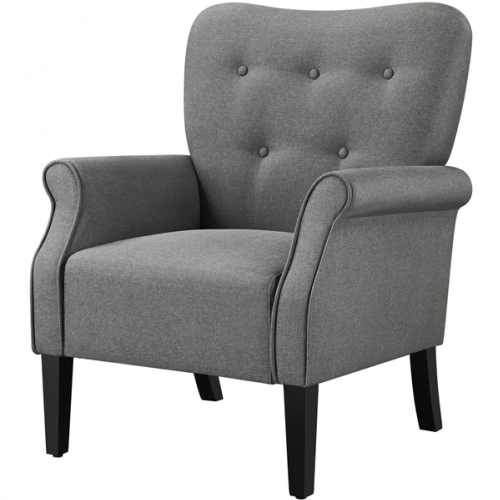 1 Pair Mid-century Modern Accent Chair Armchair