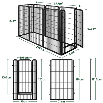 120cm H Tall Dog Playpen Panels