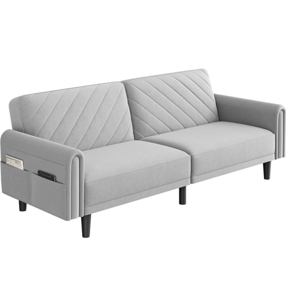 Fabric 3-Seater Sofa Bed