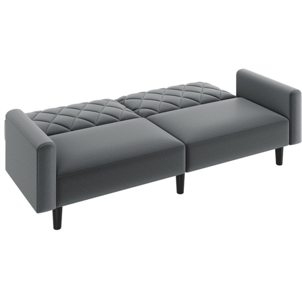 Velvet Convertible Sofa Bed
