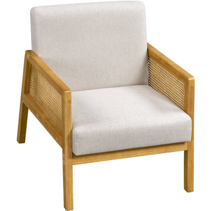 Fabric Upholstered Accent Chair Armchair
