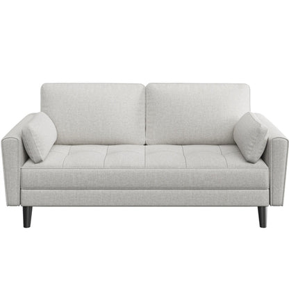 Linen Fabric Sofa 2 Seater Couch