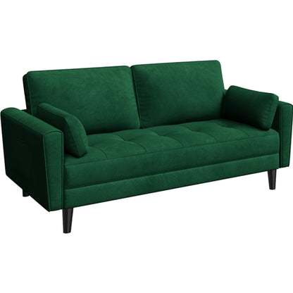 Fabric Upholstered Sofa 2 Seater Couch