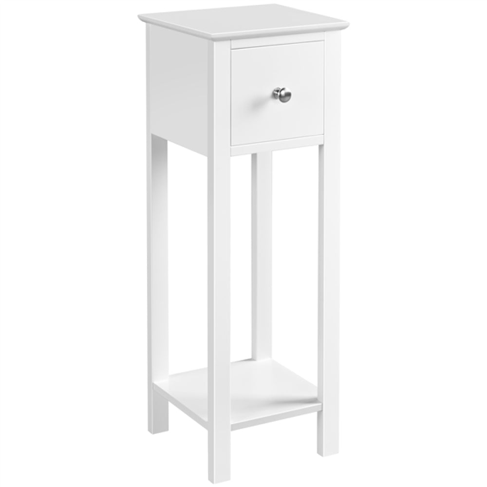 Minimalist Slim Bedside Table End Table With Storage Drawer
