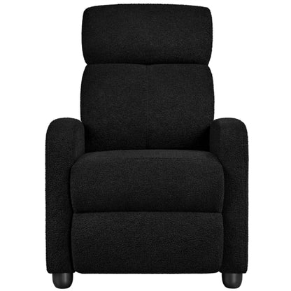 Recliner Chair Boucle Recliner Sofa Adjustable Modern Single Reclining Chair