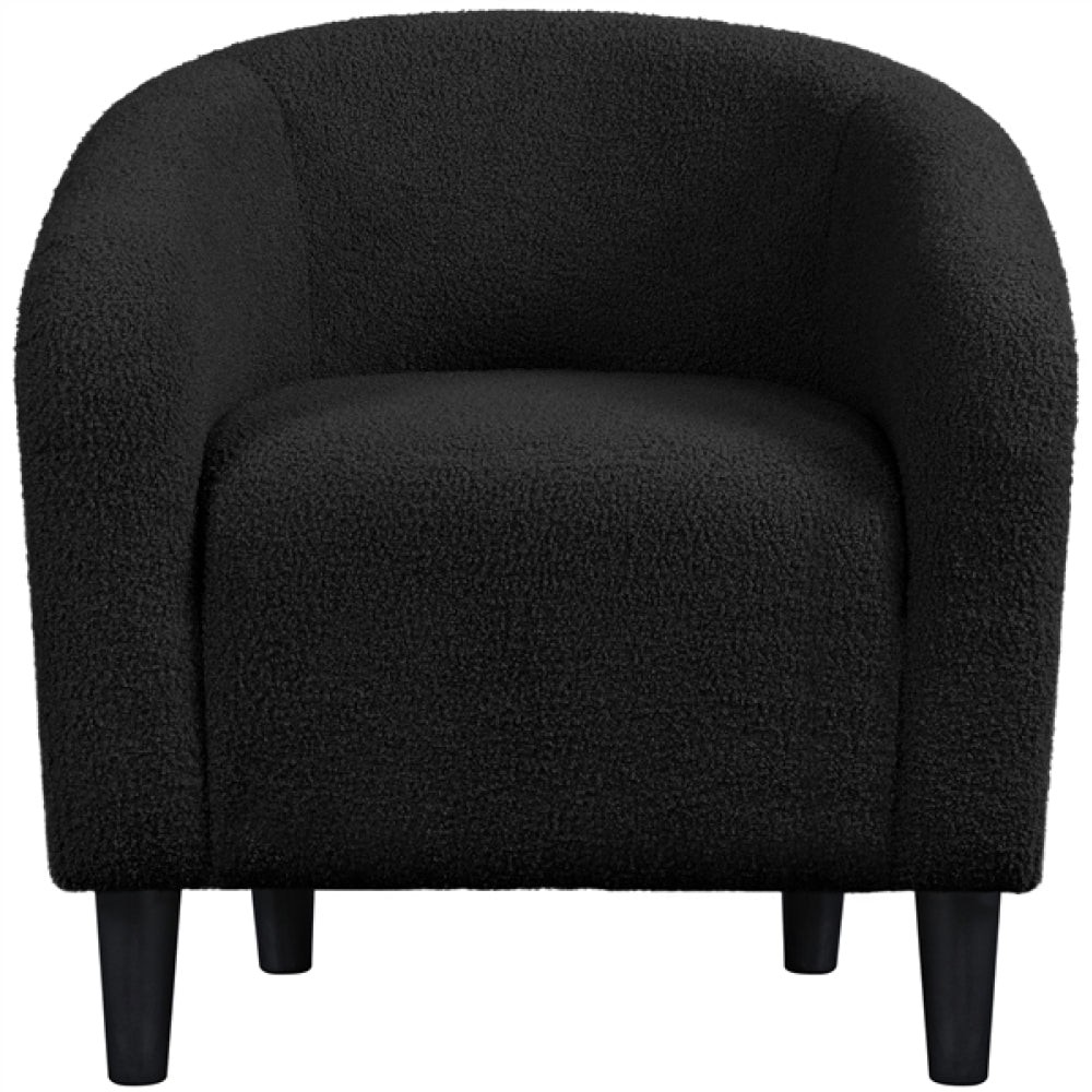 Boucle Club Chair Armchair Barrel Chair