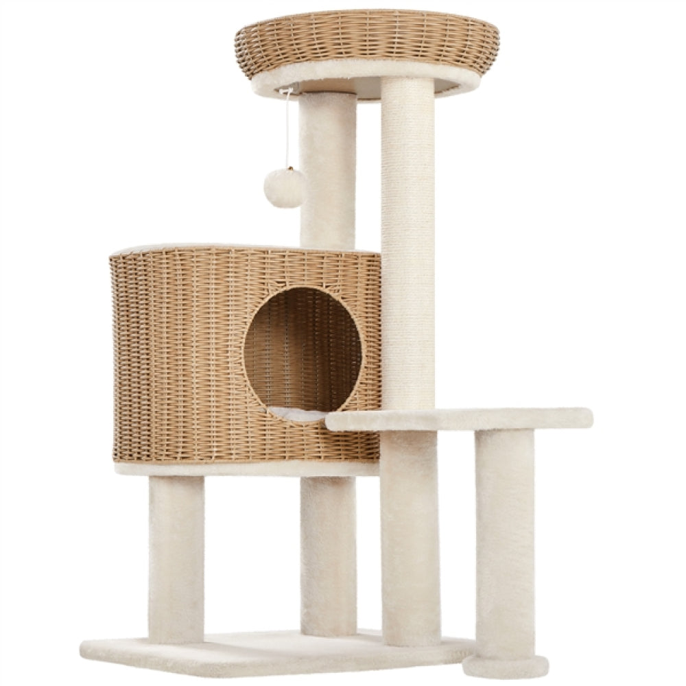 36″ Tall Rattan Cat Tree