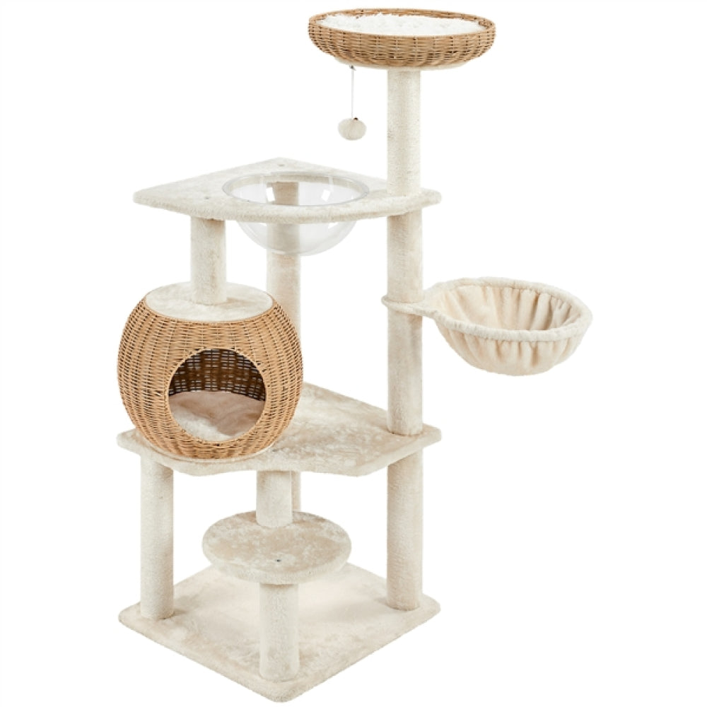 54″ Tall Rattan Cat Tree