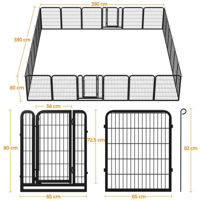 31.5″ Tall 24-Panel Dog Playpen