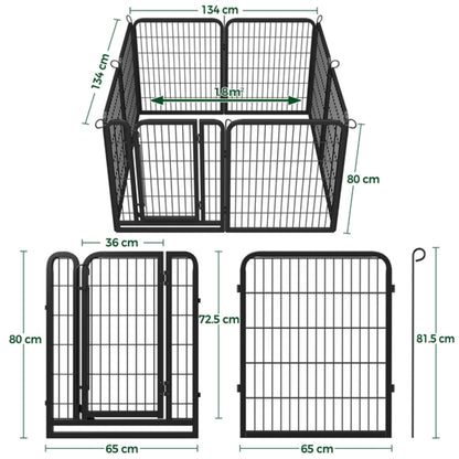 31.5″ Tall 32-Panel Dog Pen Playpen