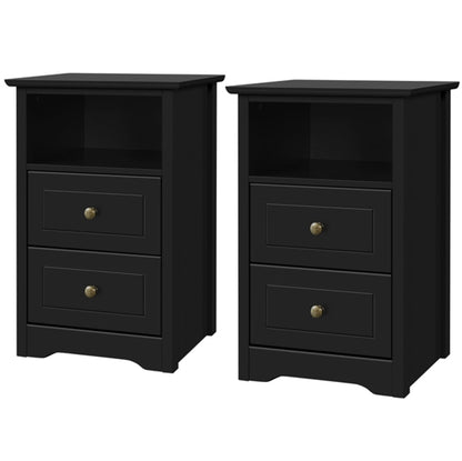 2pcs Bedside Table Sofa Side Table