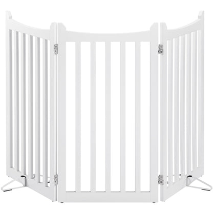 Indoor Pet Barrier for Doorway Dog Pen Wooden Pet Gate