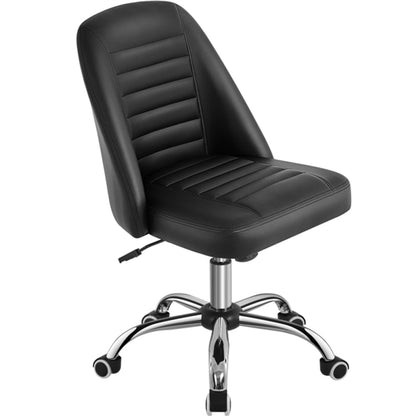 Faux Leather Mid Back Home Office Desk Chair