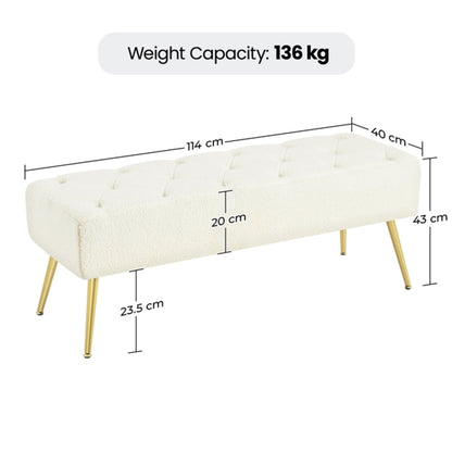 Modern Ottoman Footstool Bench