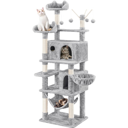 Large Cat Tree Cat Tower Multi-Level Cat Play House