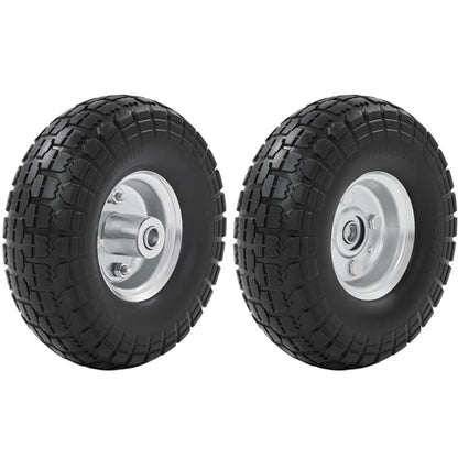 2PCS Garden Sack Truck Trolley Cart Wheel Tire Tyre