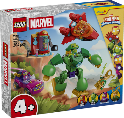 LEGO Marvel: Iron Man and His Awesome Friends Loki vs Team Iron Man (11211)