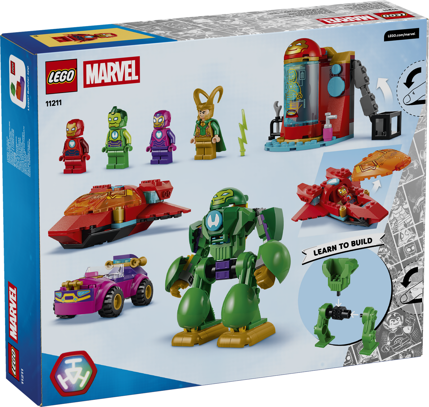 LEGO Marvel: Iron Man and His Awesome Friends Loki vs Team Iron Man (11211)