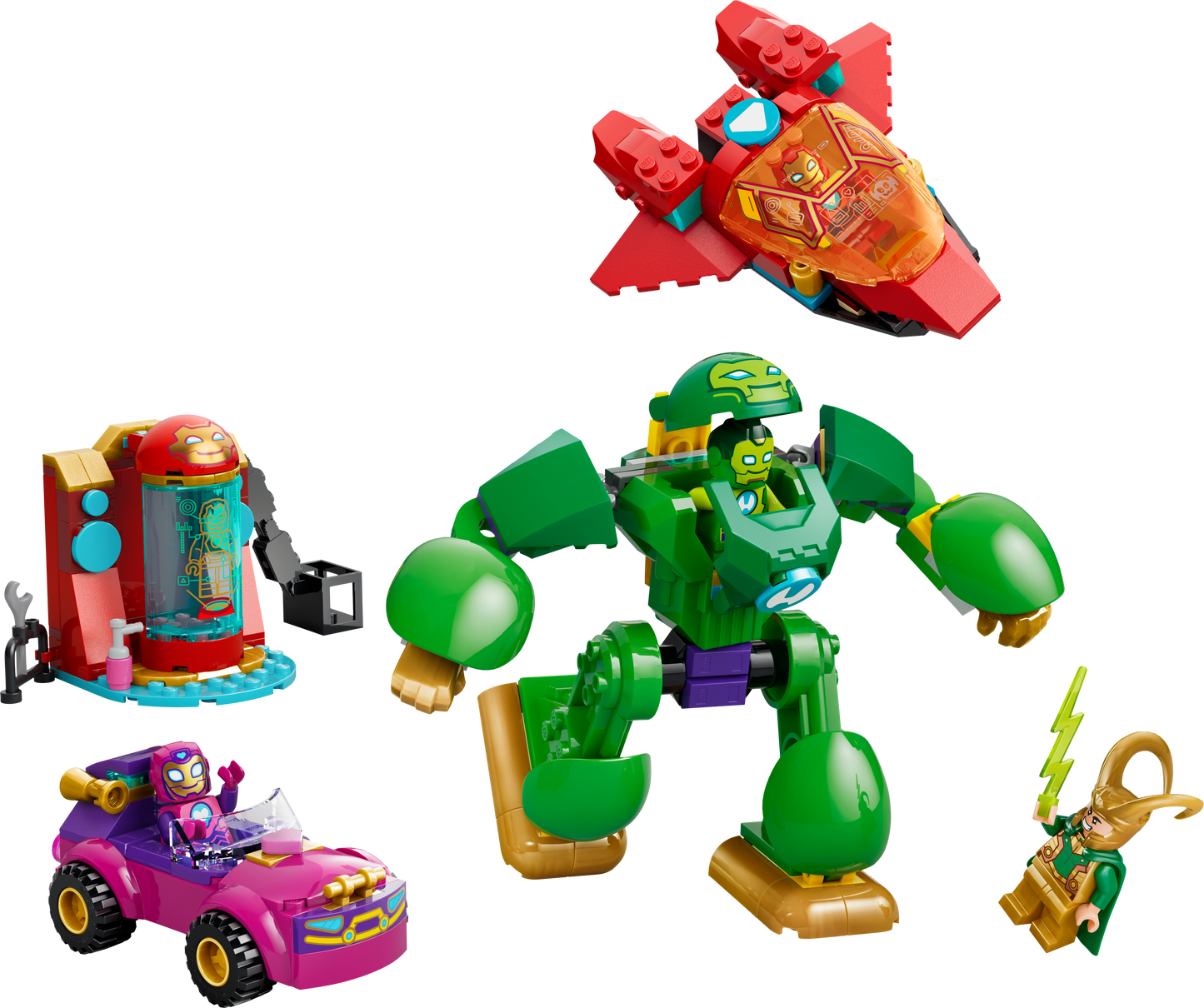 LEGO Marvel: Iron Man and His Awesome Friends Loki vs Team Iron Man (11211)