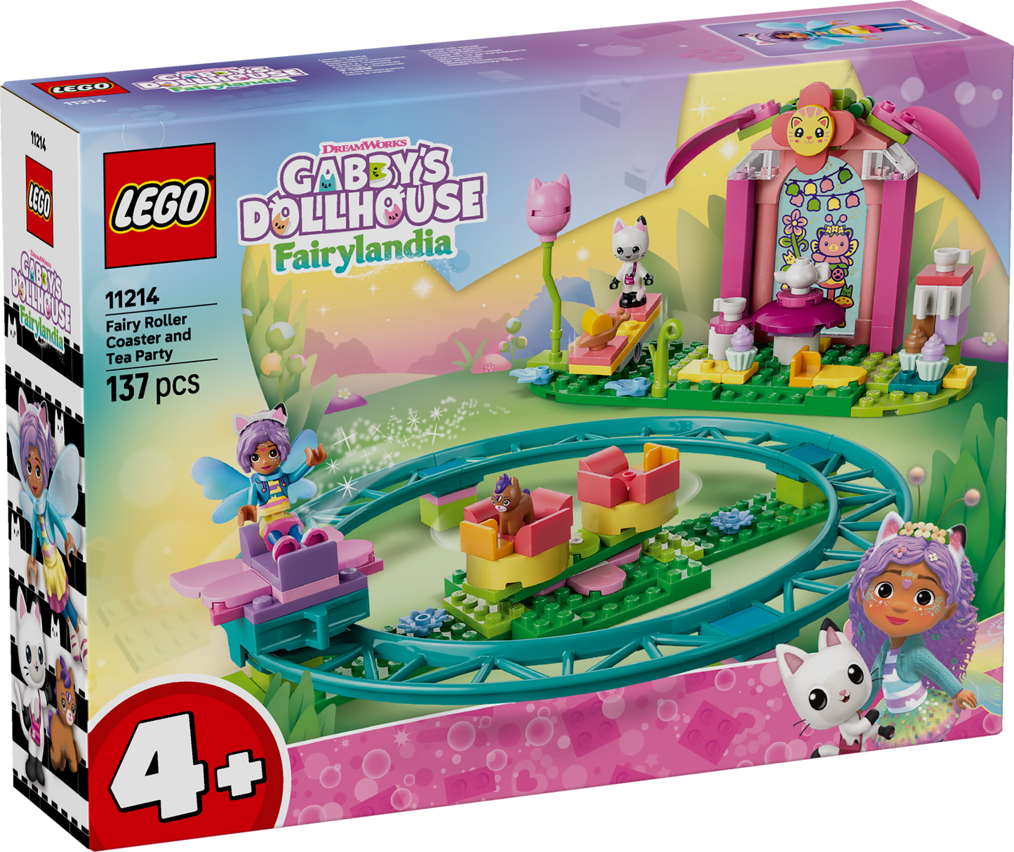 LEGO Gabbys: Dollhouse Fairy Roller Coaster and Tea Party (11214)