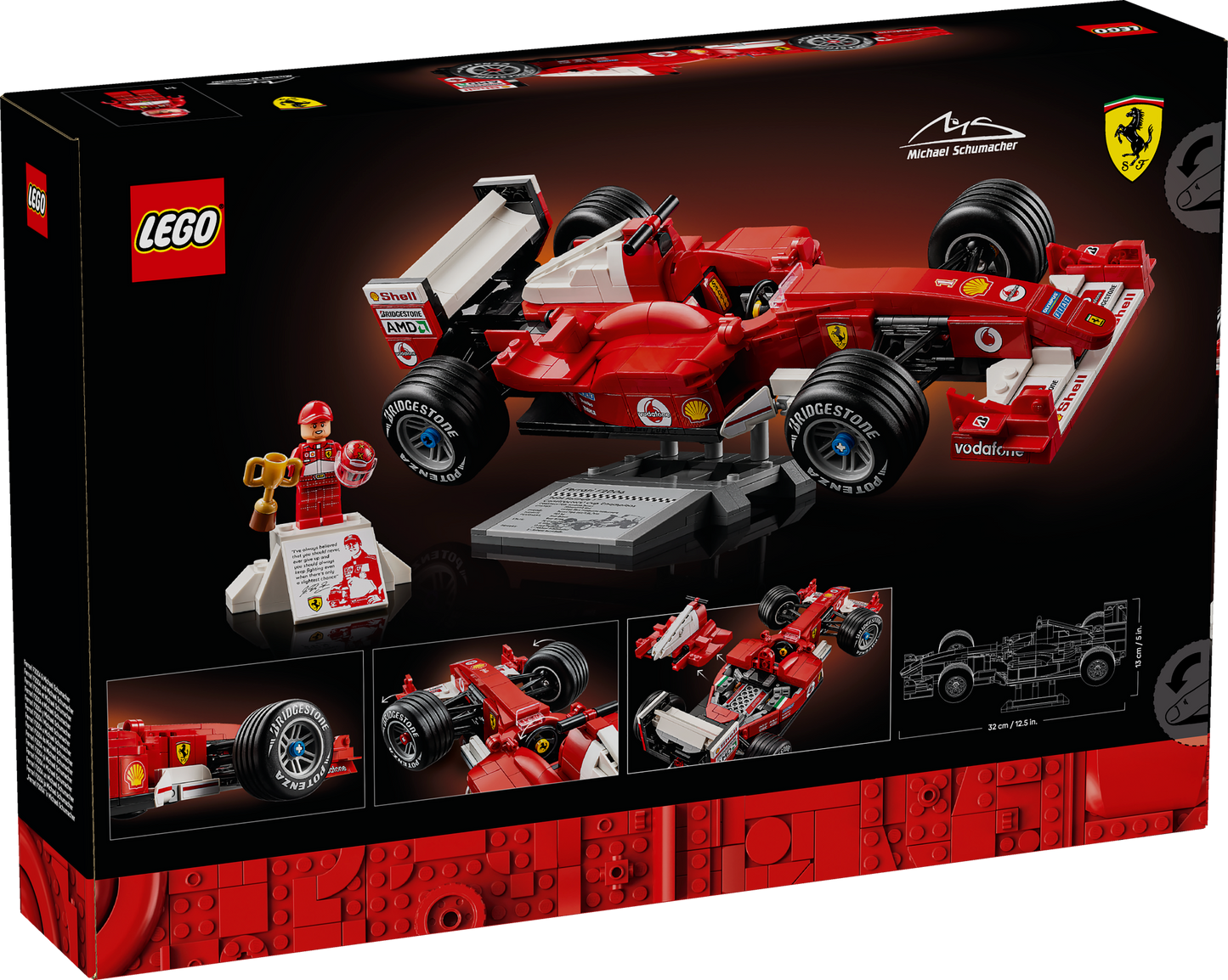 LEGO Icons: Ferrari F2004 and Michael Schumacher (11375)
