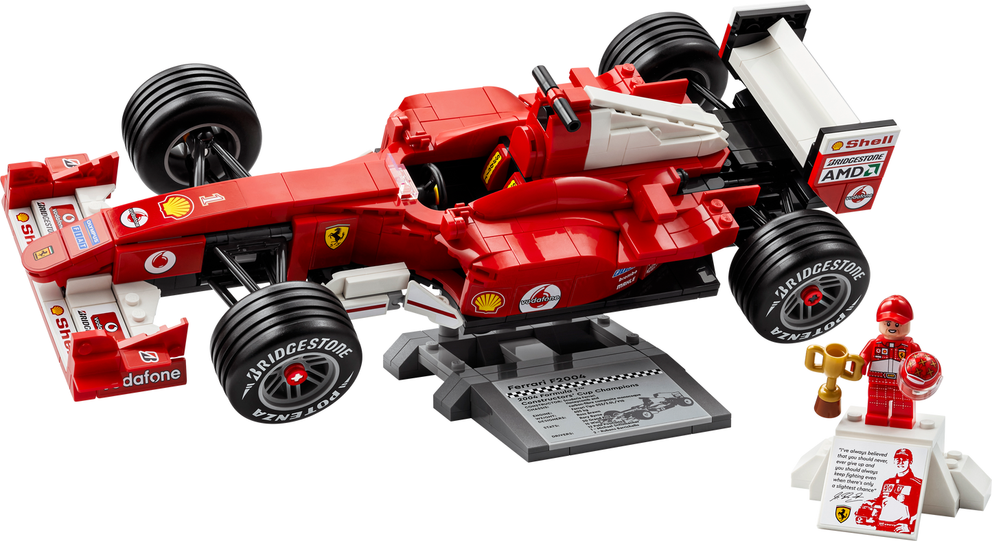 LEGO Icons: Ferrari F2004 and Michael Schumacher (11375)