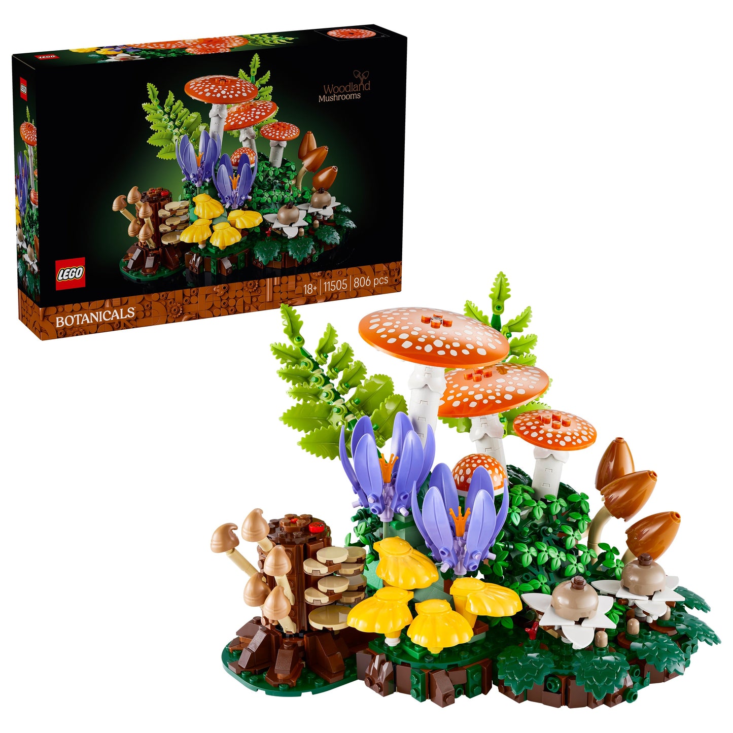 LEGO Botanicals: Woodland Mushrooms (11505)