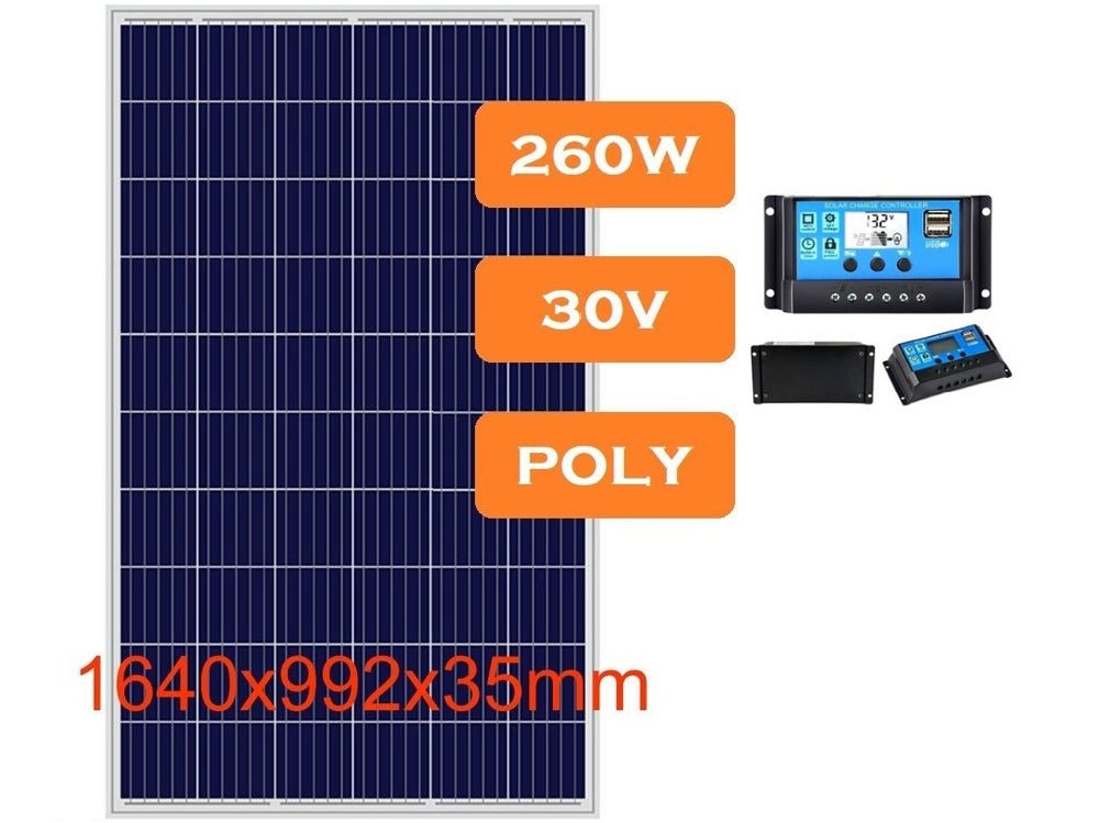 260W Solar Panel with Solar Controller