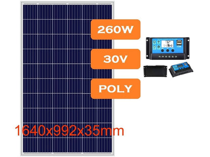260W Solar Panel with Solar Controller