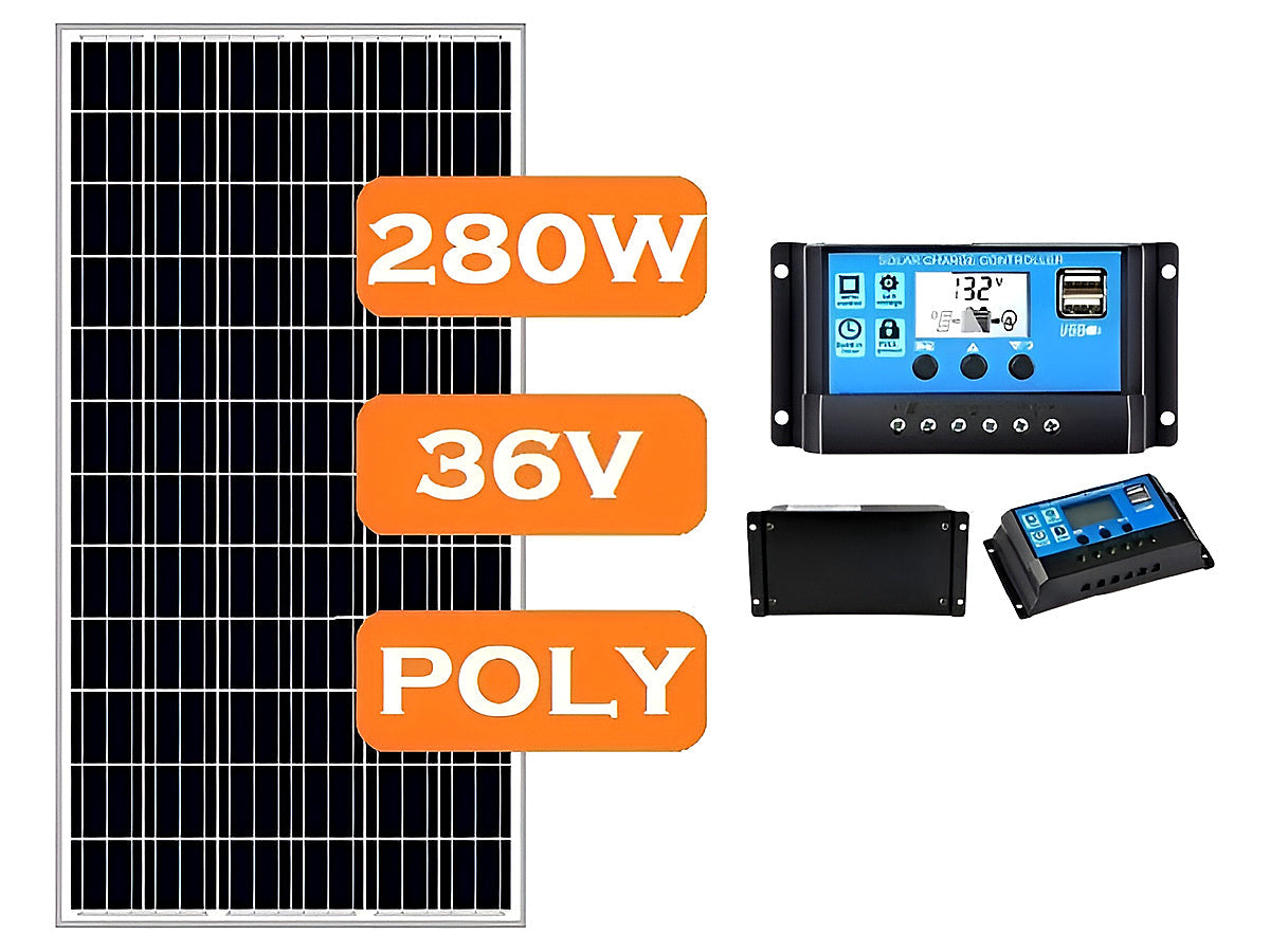 280W Solar Panel with Solar Controller