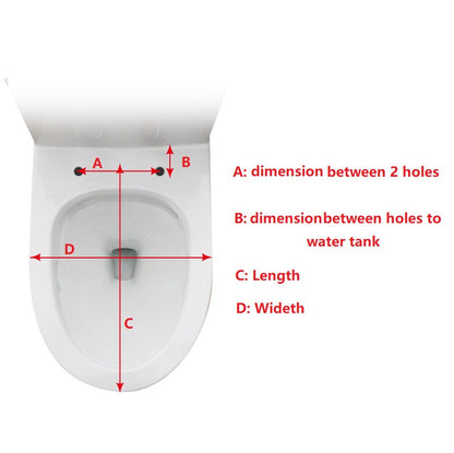 Duroplast Toilet Seat V SHAPE Soft Close