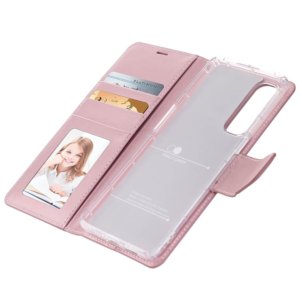 Hanman Mill Series Leather Wallet Flip Case Compatible with OPPO A60 2024