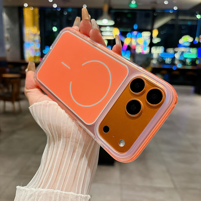 Compatible with iPhone 17 Pro Max Aurora Pure Series Magnetic Phone Case
