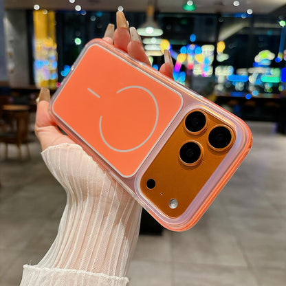 Compatible with iPhone 17 Pro Max Aurora Pure Series Magnetic Phone Case
