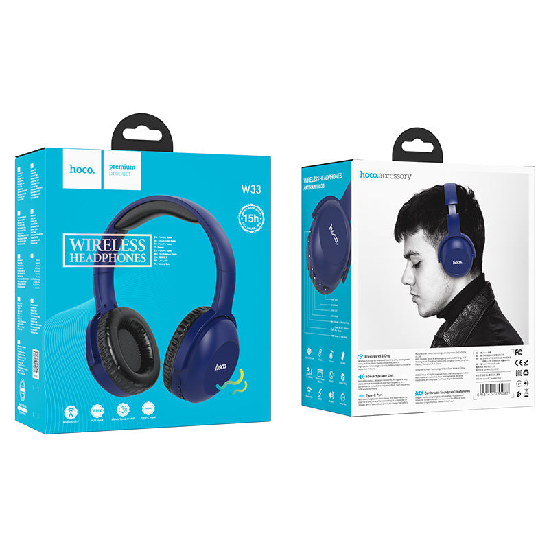 Hoco Art Sound Bluetooth Wireless Headset W33
