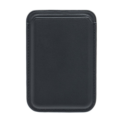 Mobie Back Stick Leather Magnetic Wallet Card Bag Holder