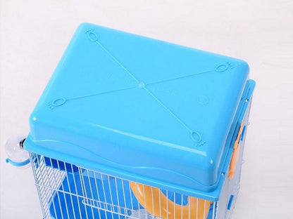 3 Tiers Gorgeous Hamster Mouse Cage pet toy Storey Fantasia Cage Castle - Pink