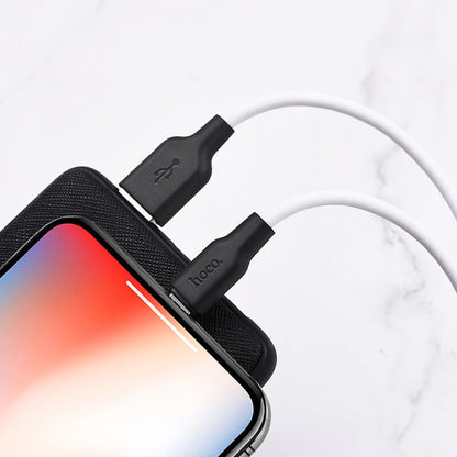 Hoco Silicone USB-A to Lightning Charging Data Cable 2m X21 Plus
