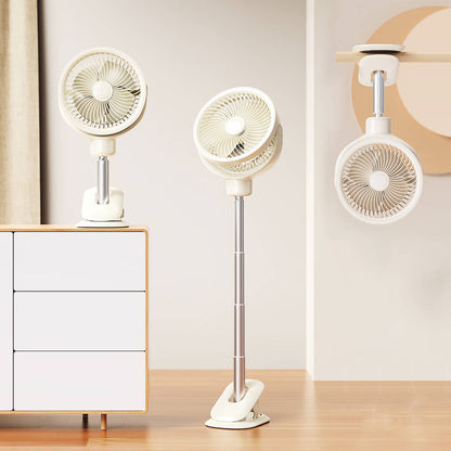 Mobie MultiFunctional Rotation Portable 4 Speed Fan with Night Light