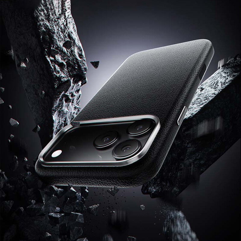 Compatible with iPhone 17 X-Level Better Enjoyment Series Magnetic Plain Leather Case