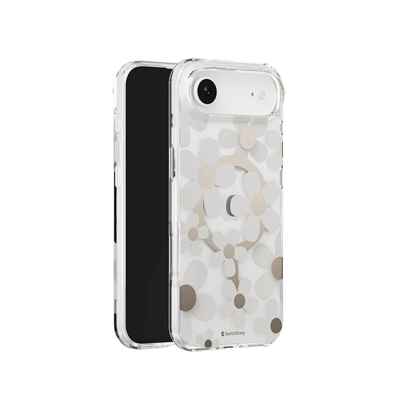 Compatible with iPhone 17 Air Fleur 3D Patterned Series Shockproof Magnetic Phone Case