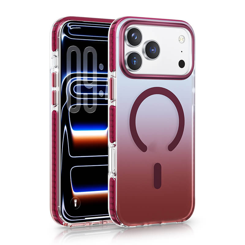 Wave Gradient TPE Mate Magnetic Case Compatible with iPhone 18 Pro Max