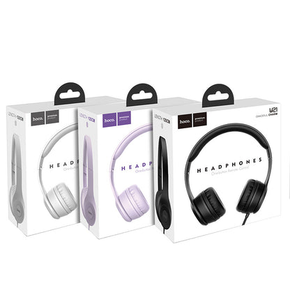 Hoco Graceful Charm Wired Headphone with Microphone W21