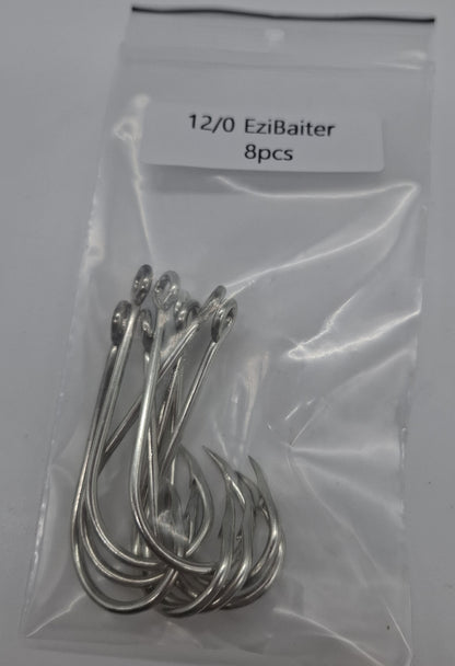Ez Baiter Circle Hooks 12/0  (Pack of 8)