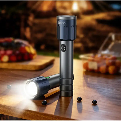 1200 Lumens Rechargeable LED Flashlight with 5000mAh Battery (DL25)